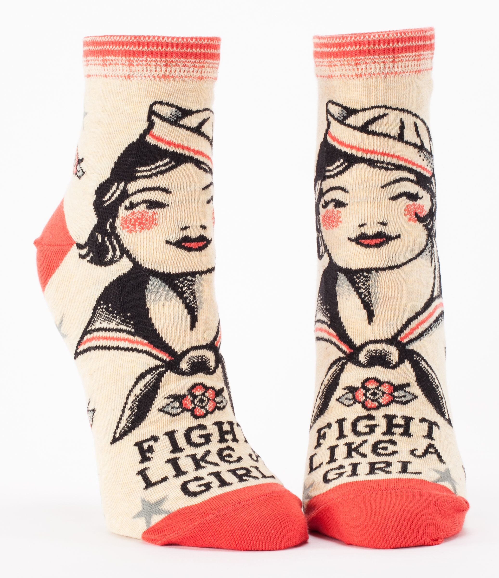 Chaussettes fantaisies – FIGHT LIKE A GIRL